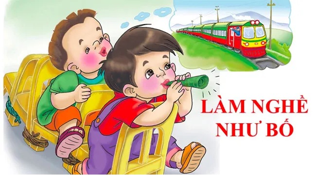 Bài thơ làm nghề như bố