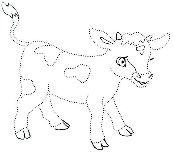 hướng dẫn vẽ hình con vật theo hình chấm tròn 5