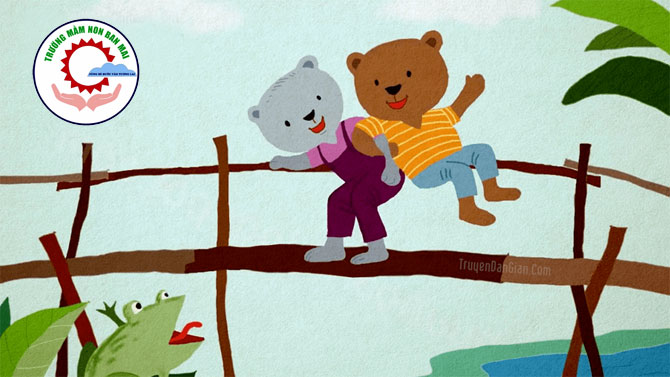 Bài thơ: Hai chú gấu qua cầu